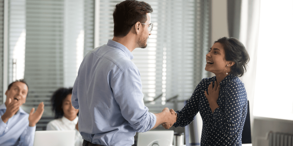 Leader trying to motivate his team