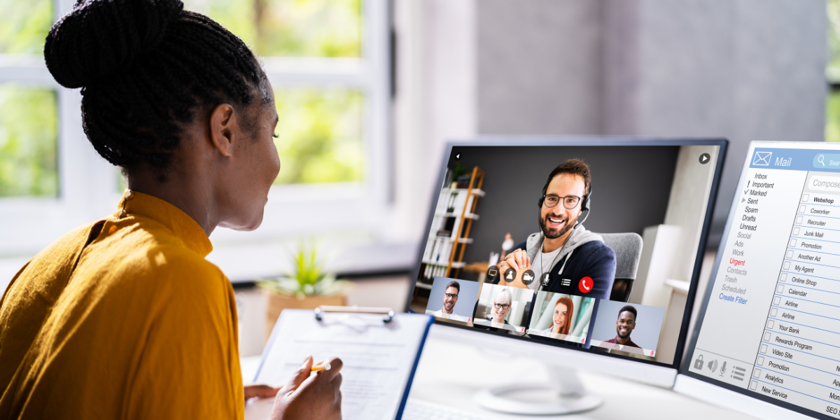 Coach working on scaling her online coaching business